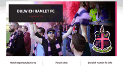 Desktop Screenshot of dulwichhamlet.org